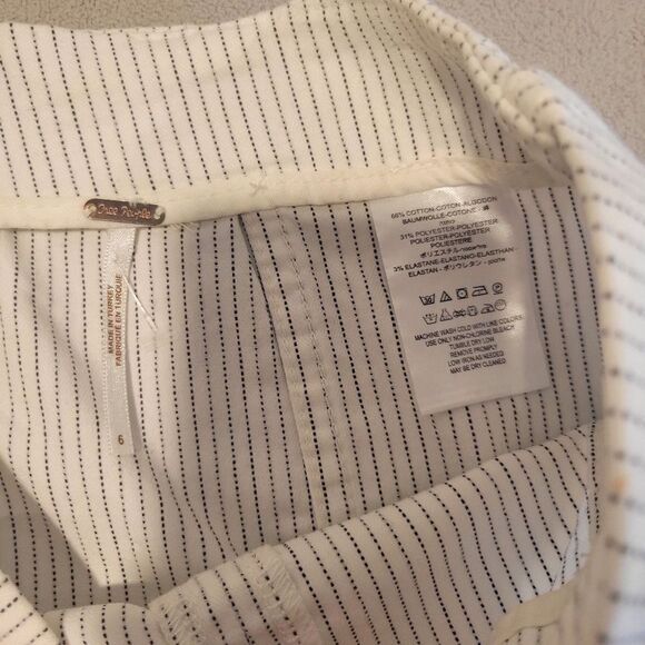 Free People Mini Skirt Size 6 Striped - Picture 2 of 5